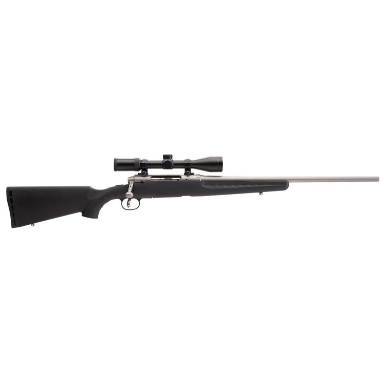 SAVAGE AXIS II XP BOLT ACTION 22-250 REM 22" STAINLESS BARREL SYNTH