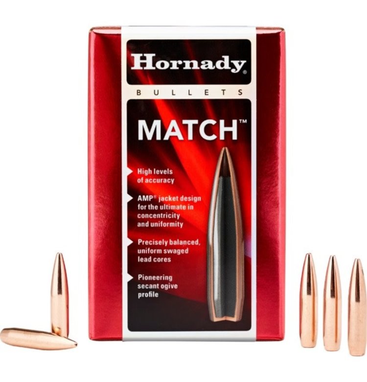 HORNADY 22 CAL .224 75 GR BTHP MATCH