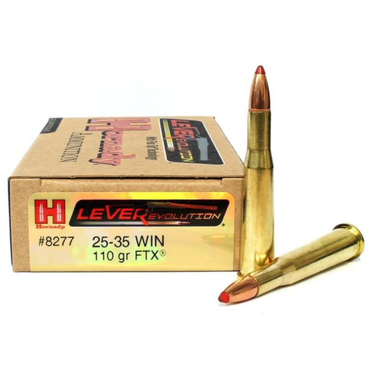 HORNADY LEVER EVOLUTION 25-35 WIN 110GR FTX BOX OF 20RDS