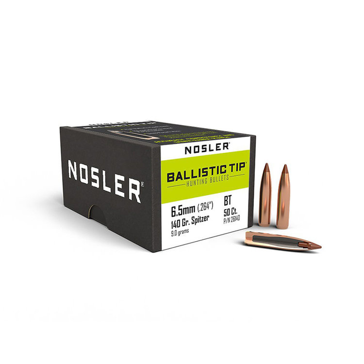 NOSLER NOSLER .264 DIA 140GR BALLISTIC TIP