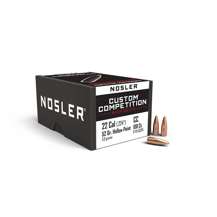 NOSLER NOSLER CUSTOM COMP .308 155g HPBT (100ct)