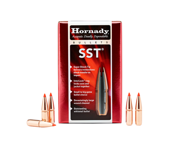 HORNADY HORNADY 30 CAL .308 DIA 165GR SST BULLETS 100PK