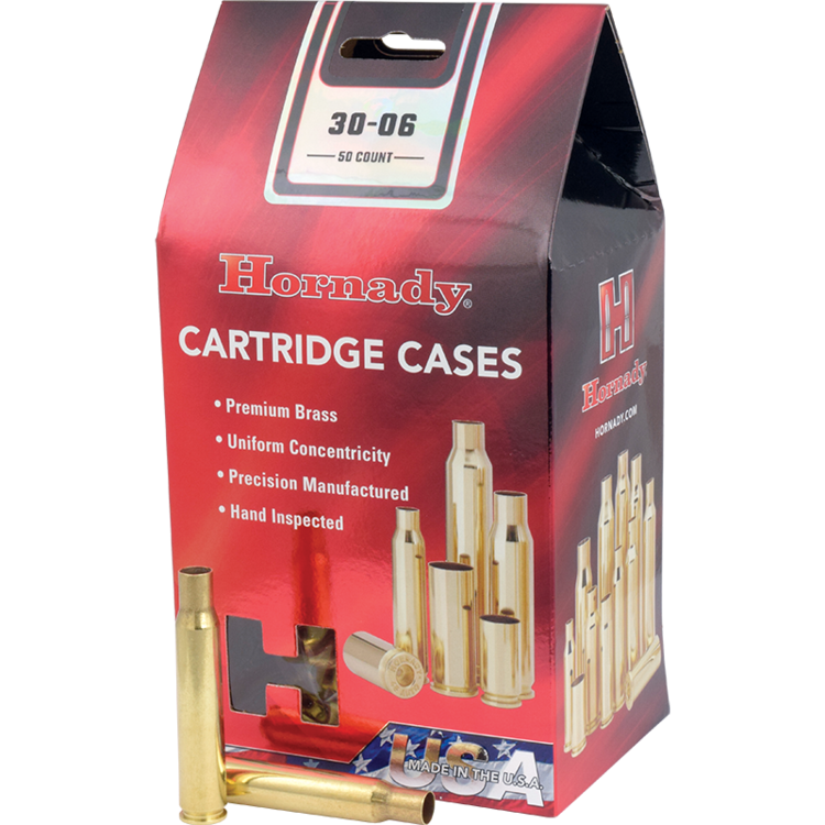 HORNADY 30-06 SPRG UNPRIMED BRASS (50)