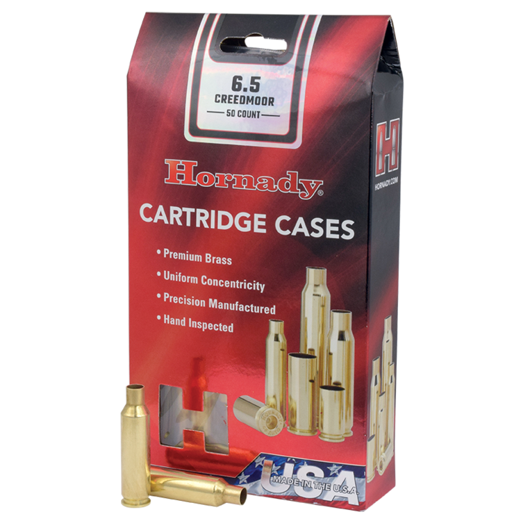 HORNADY 6.5 CREED UNPRIMED BRASS 50pc