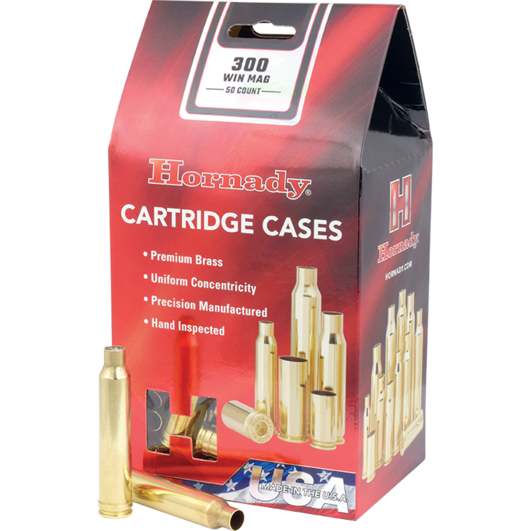 HORNADY HORNADY 300 WIN MAG UNPRIMED BRASS