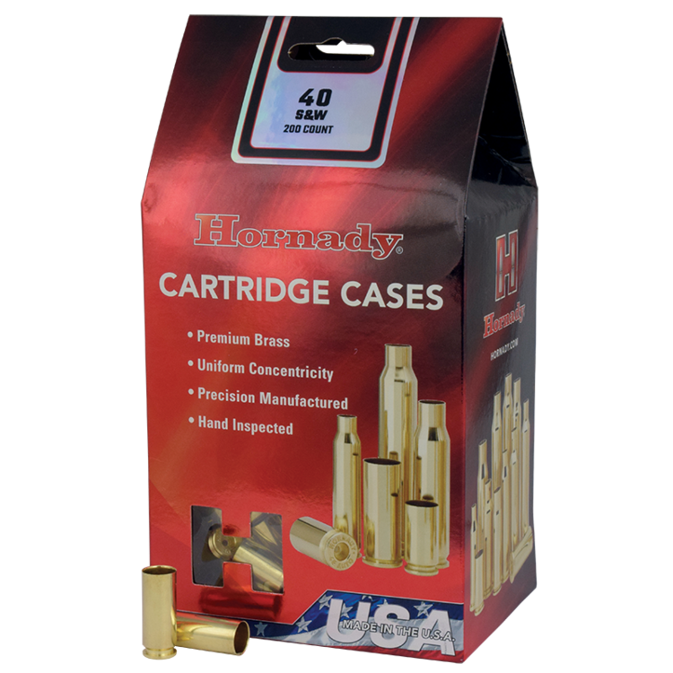 HORNADY 40 S&W UNPRIMED (200)