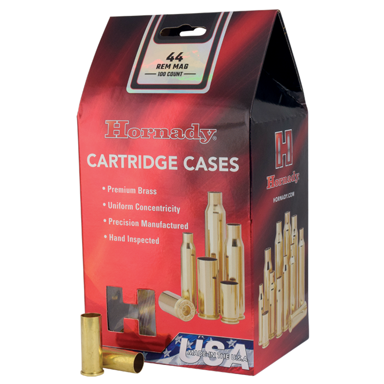 HORNADY 44 REM MAG UNPRIMED BRASS (100)