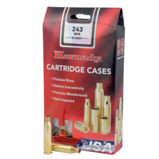 HORNADY HORNADY 243 WIN UMPRIMED BRASS 50pc