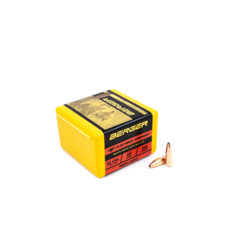 BERGER 22 cal 55 gr FB Varmint