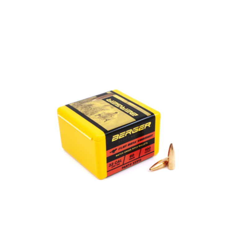 BERGER BERGER 22 CAL 60 GR FB VARMINT
