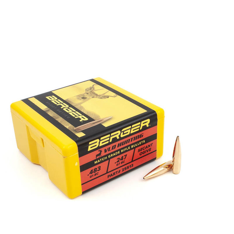 BERGER 25 cal 115 gr VLD Hunting