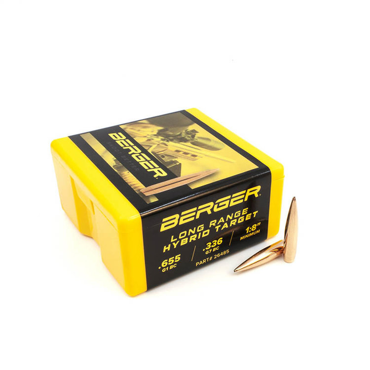 BERGER 6.5mm 144 gr Long Range Hybrid Target BULLETS 100pc