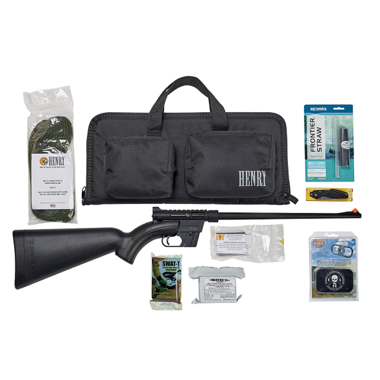 HENRY SURVIVAL RIFLE SEMI AUTO 22LR TAKEDOWN 16.12" BARREL PACKAGE