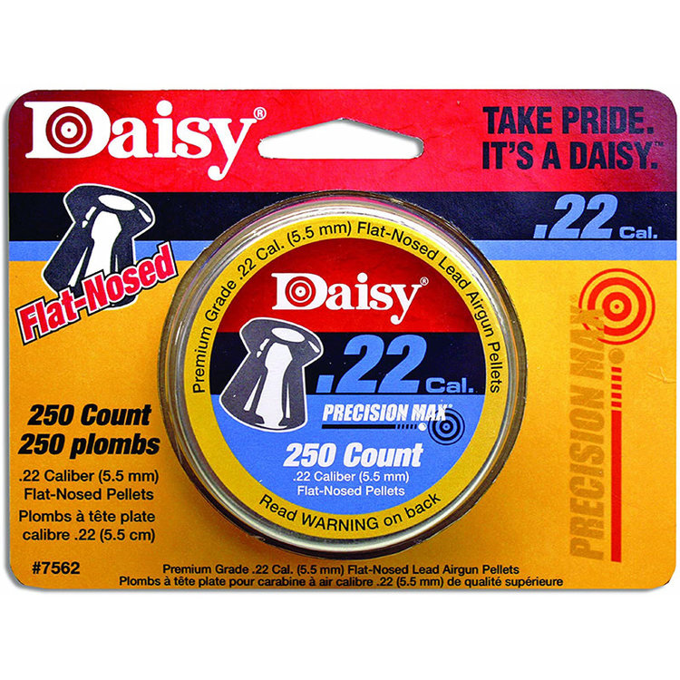DAISY DAISY PELLETS .22 cal FLAT-NOSED 250rds