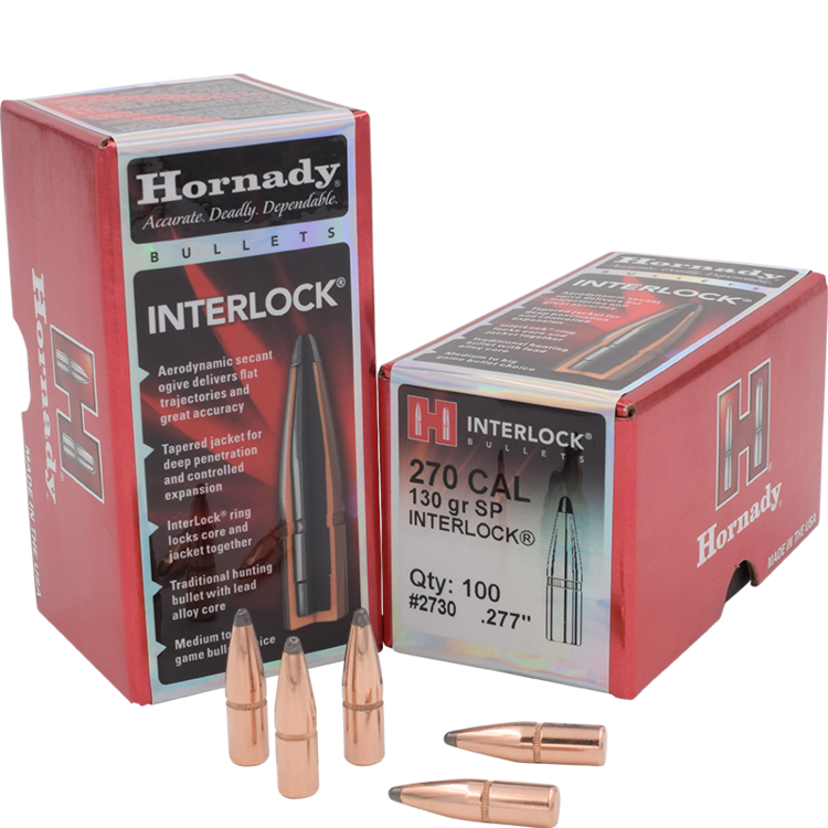 HORNADY 270 CAL .277 130 GR SP
