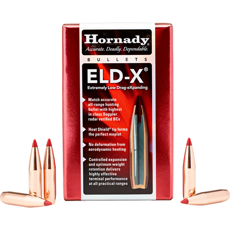 HORNADY HORNADY 6MM .243 DIA  103GR ELD-X BULLETS 100PK