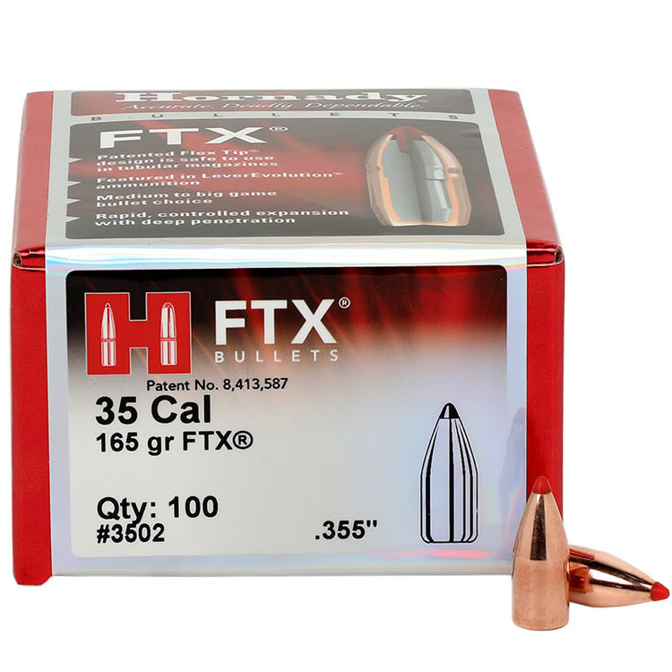 HORNADY HORNADY .355 165GR FTX 100/PK