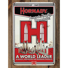 HORNADY Hornady Vintage Tin Sign