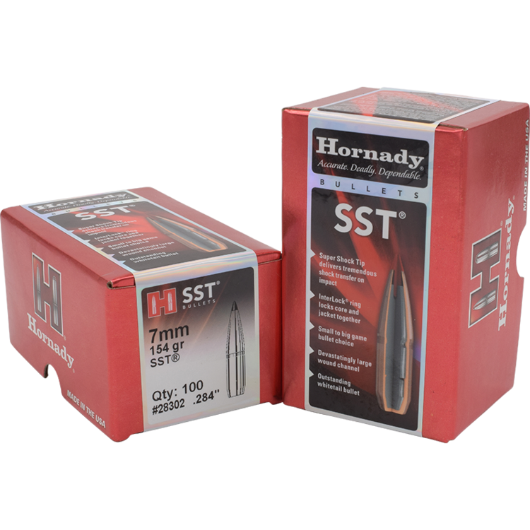 HORNADY HORNADY 7MM .284 DIA 154GR SST BULLETS 100PK