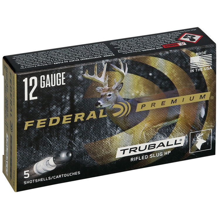 FEDERAL FED TRUBALL 12GA  2 3/4'' 1OZ HP RS 1600FPS 5RDS