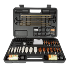 HOPPES HOPPES DELUXE CLEANING KIT 62PC  BLACK MOLDED