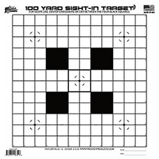 PRO-SHOT PRO-SHOT 100YD SIGHT IN TARGET 12PK HEAVY PAPER