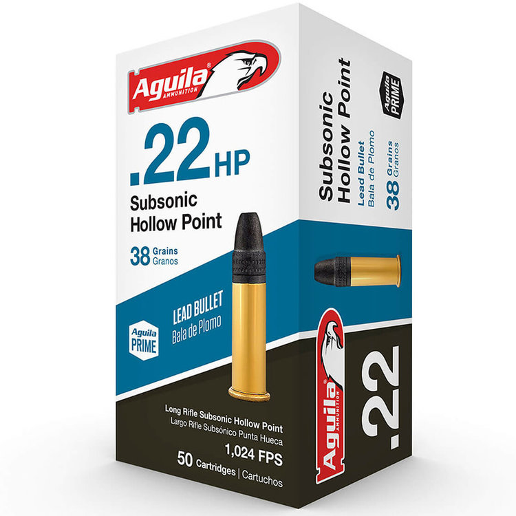 AGUILA AGUILA .22 LR SUB HP 38 GR
