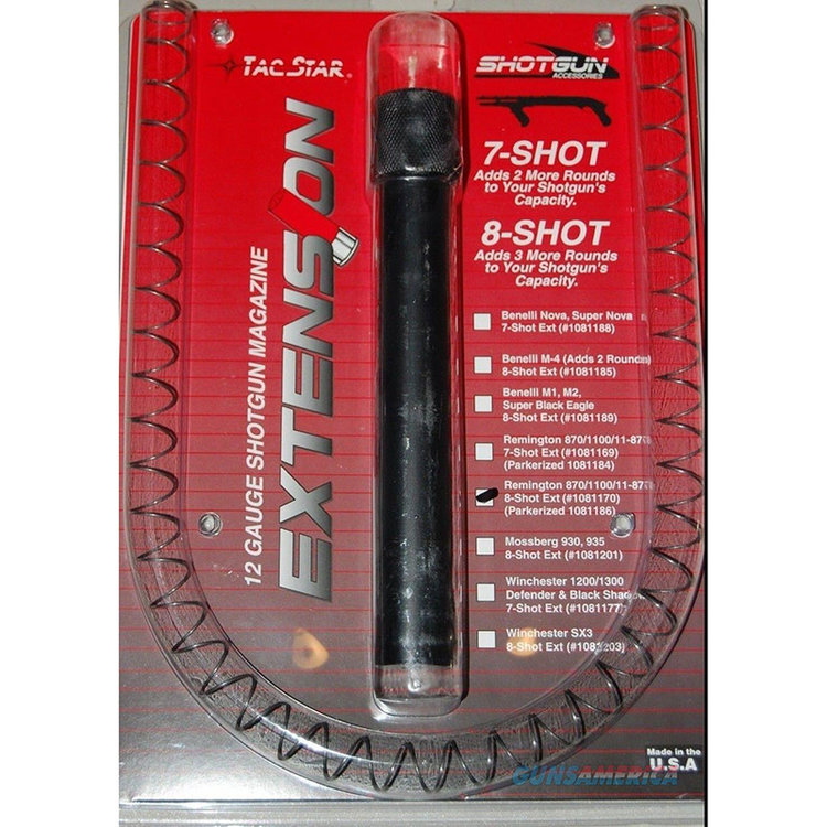 TACSTAR TACSTAR 12GA 7 SHOT  WIN 1200/1300 DEFEND & BLK SHADOW  MAG EXT