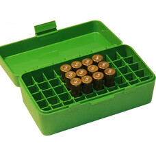 MTM CASE GARD MTM 38/357 AMMO BOX GREEN (50)