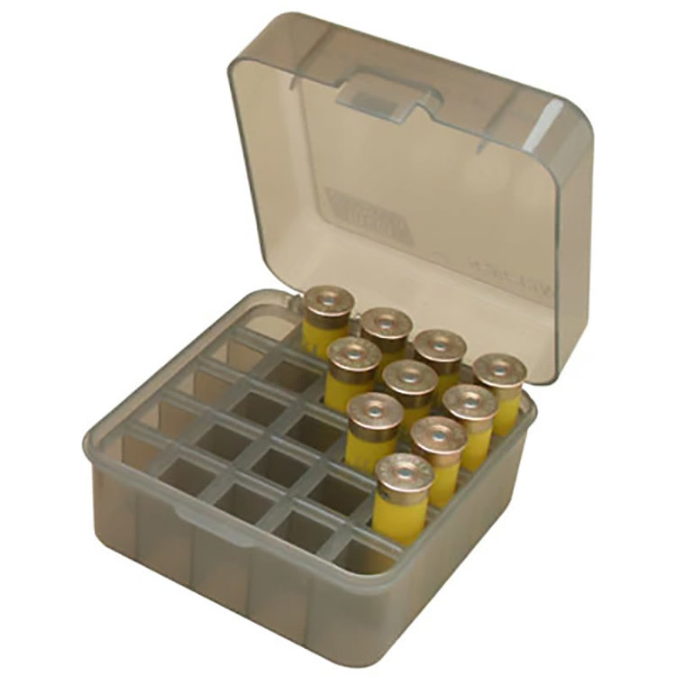 MTM CASE GARD MTM 12ga SHOTSHELL CASE 25 RDS - CLEAR