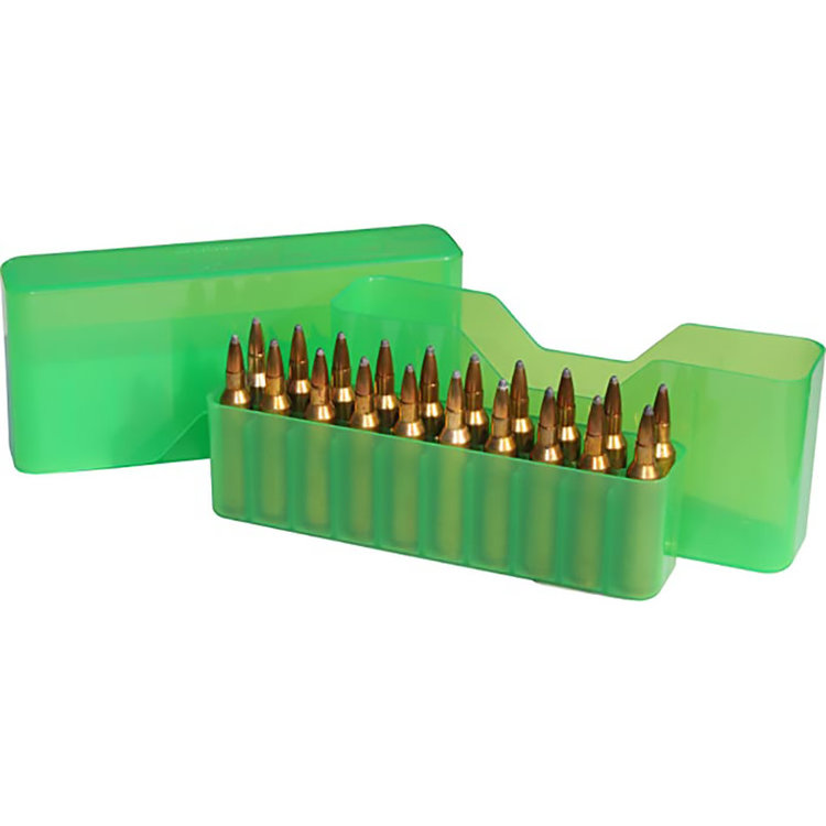 MTM CASE GARD 20 RDS RIFLE SLIP TOP GREEN