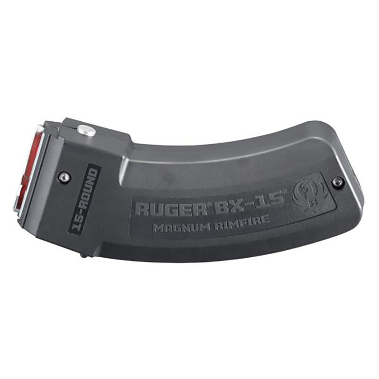 15-ROUND MAGAZINE, RUGER 17 HMR / 22 WMR BX-15 MAGNUM