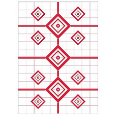 PRO-SHOT 200 YARD RIFLE SIGHT IN TARGET 5/PKG