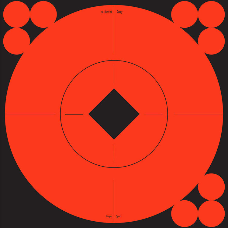 BIRCHWOOD CASEY TARGET SPOTS 6 INCH 10 TARGETS - 120 PASTERS
