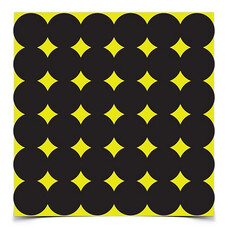 BIRCHWOOD CASEY BLACK TARGET DOTS 1" REPAIR
