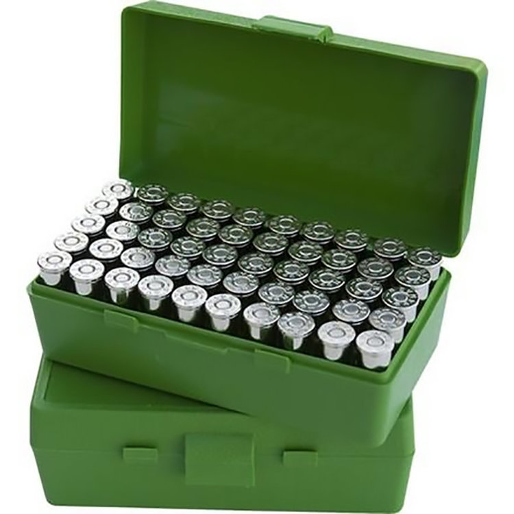 MTM CASE GARD PISTOL FLIPTOP 50RD AMMO BOX