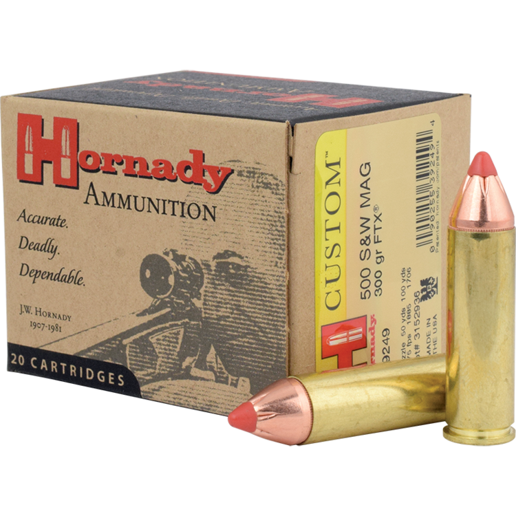 HORNADY HORNADY 500 S&W MAG 300 GR FTX 20/BOX