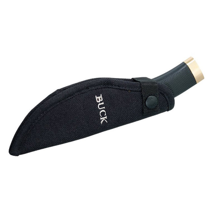 BUCK KNIVES BUCK VANGUARD KNIFE / SHEATH RUBBER HANDLE