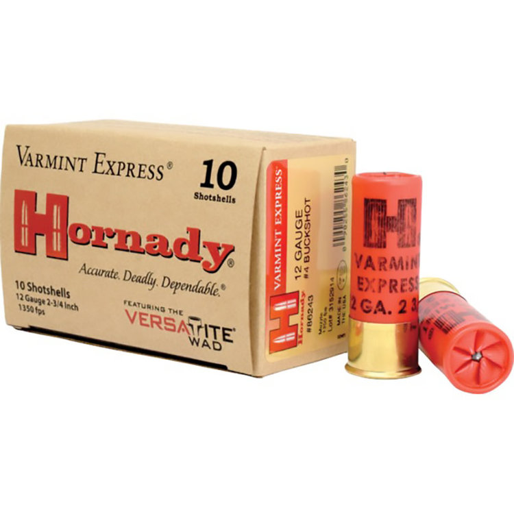 HORNADY HORNADY VARMINT EXPRESS 12GA 2 3/4" #4 BUCK