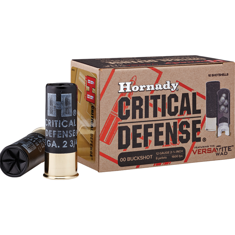 HORNADY HORNADY 12ga 00 BUCK CRITICAL DEFENSE 10rds