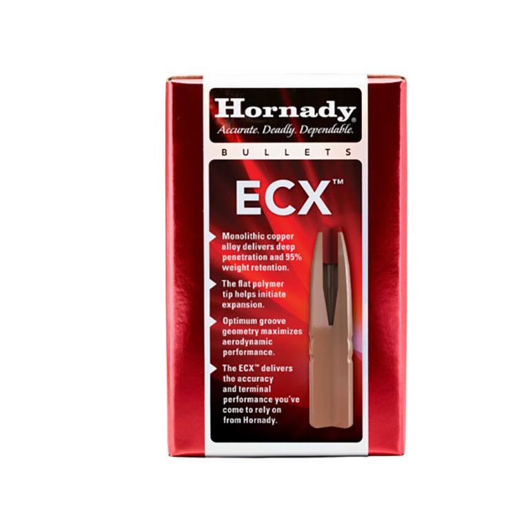 HORNADY HORNADY 22CAL .224  DIA 50GR ECX  BULLETS 50PK