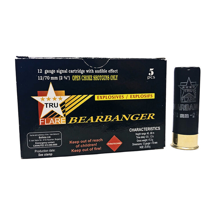TRU FLARE 12GA BEAR BANGERS 5 PACK