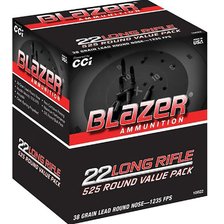 CCI CCI BLAZER 22LR 38GR LRN 525RDS VALUE PACK