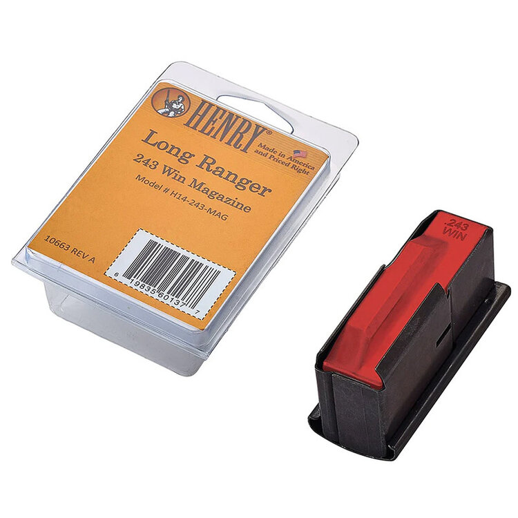 HENRY EXTRA MAGAZINE 243 WIN FITS LONG RANGER 4RD