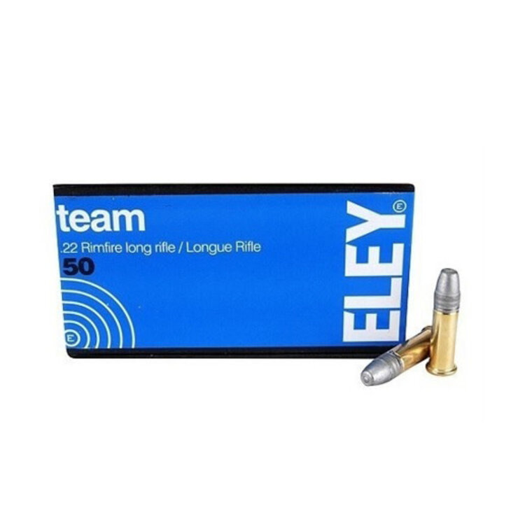 ELEY ELEY TEAM 22LR 40GR LFN 1085FPS 50RDS (BLUE)