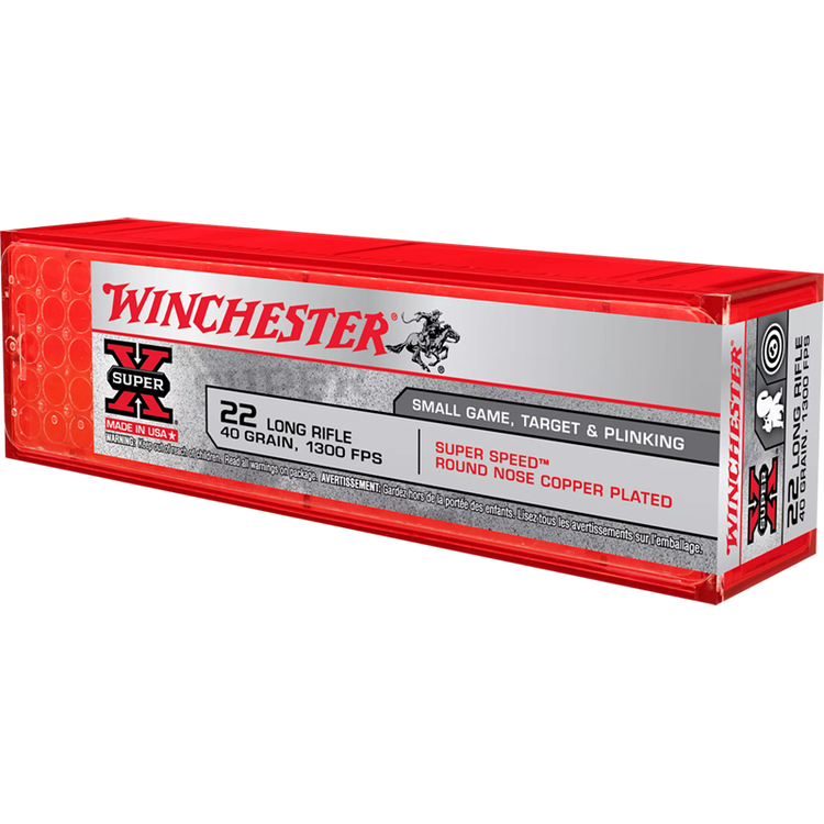 WINCHESTER  22LR 40GR 1300FPS SUPER SPEED RN CP 100PK