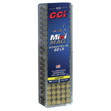 CCI CCI MINI MAG SEGMENTED 22LR HP 40GR 100RDS