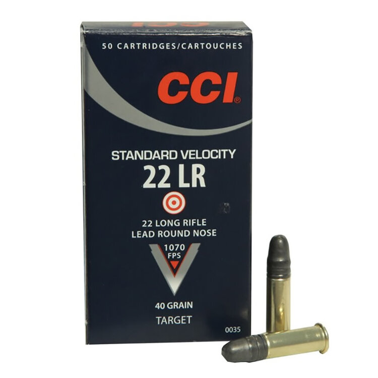 CCI CCI STANDARD VELOCITY 22LR 40GR LRN 50RDS