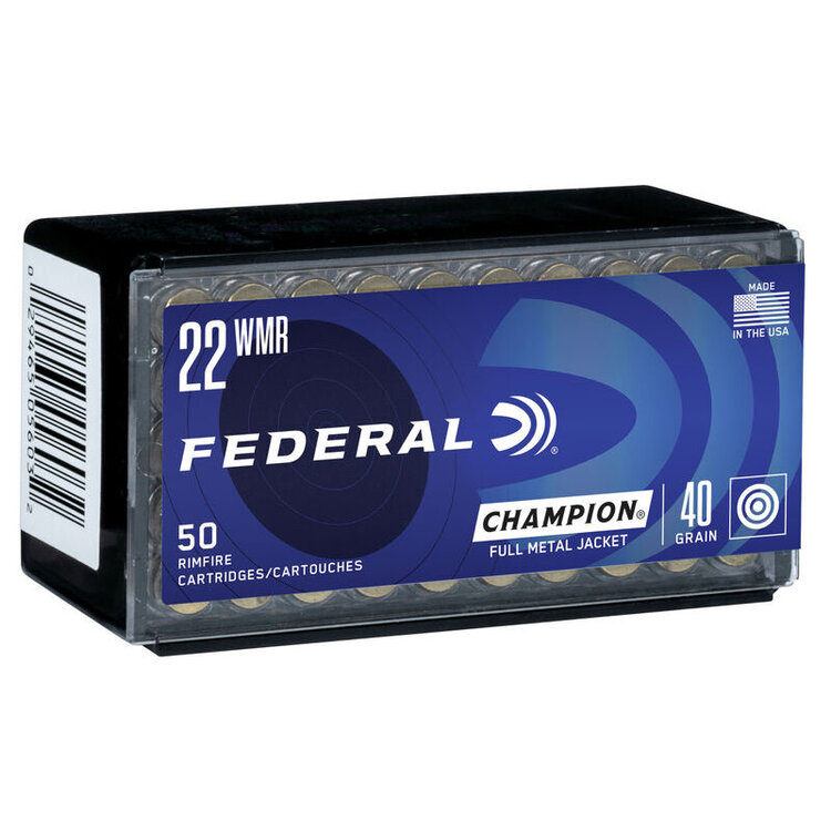 FEDERAL FED 22 WMR 40GR FMJ 50RDS