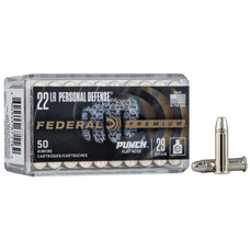 FEDERAL FED 22LR PUNCH PERSONAL DEFENSE 29GR 1080FPS FN NICKEL 50RDS